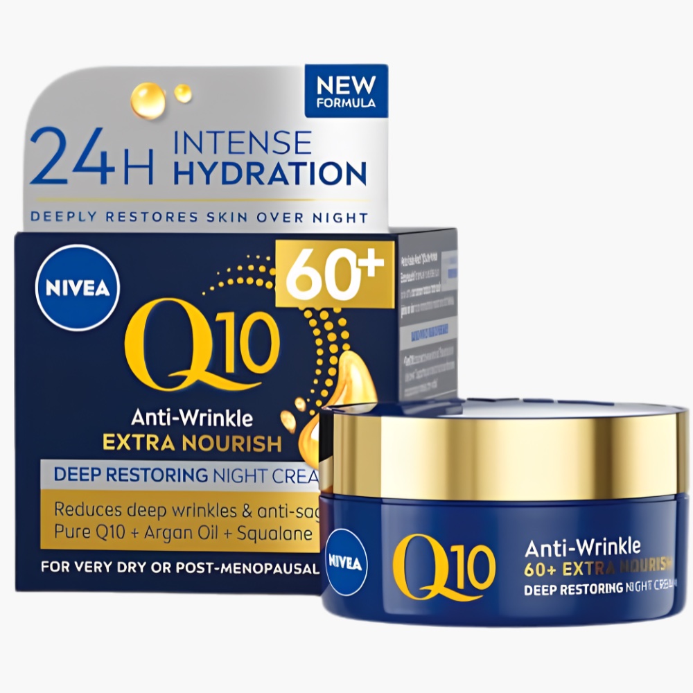 Nivea Q10 Anti-Wrinkle 60+ Night Cream